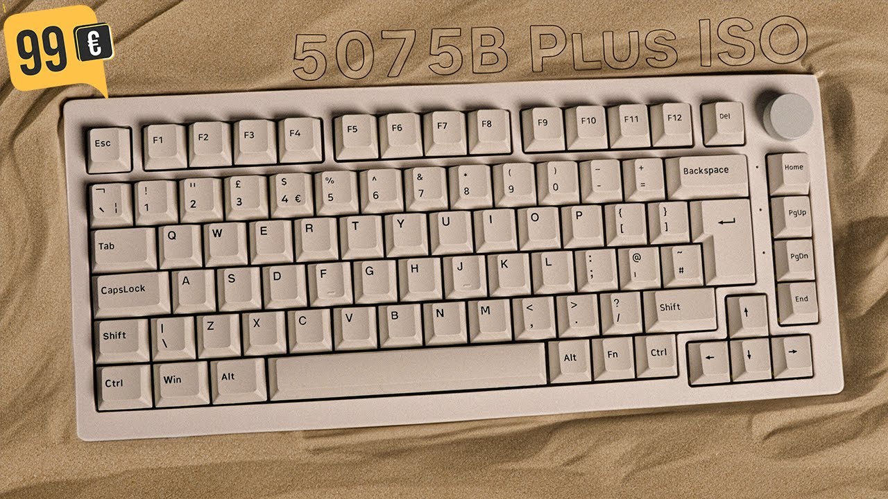 Miniature de la vidéo de Custom Ton Clavier sur le Akko 5075B Plus ISO