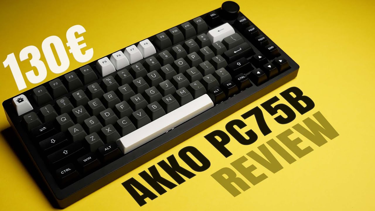 Miniature de la vidéo de Custom Ton Clavier sur le Akko PC75B Plus