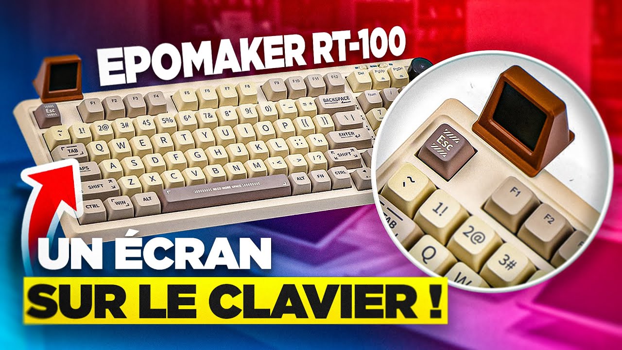 Miniature de la vidéo de Custom Ton Clavier sur le Epomaker RT100
