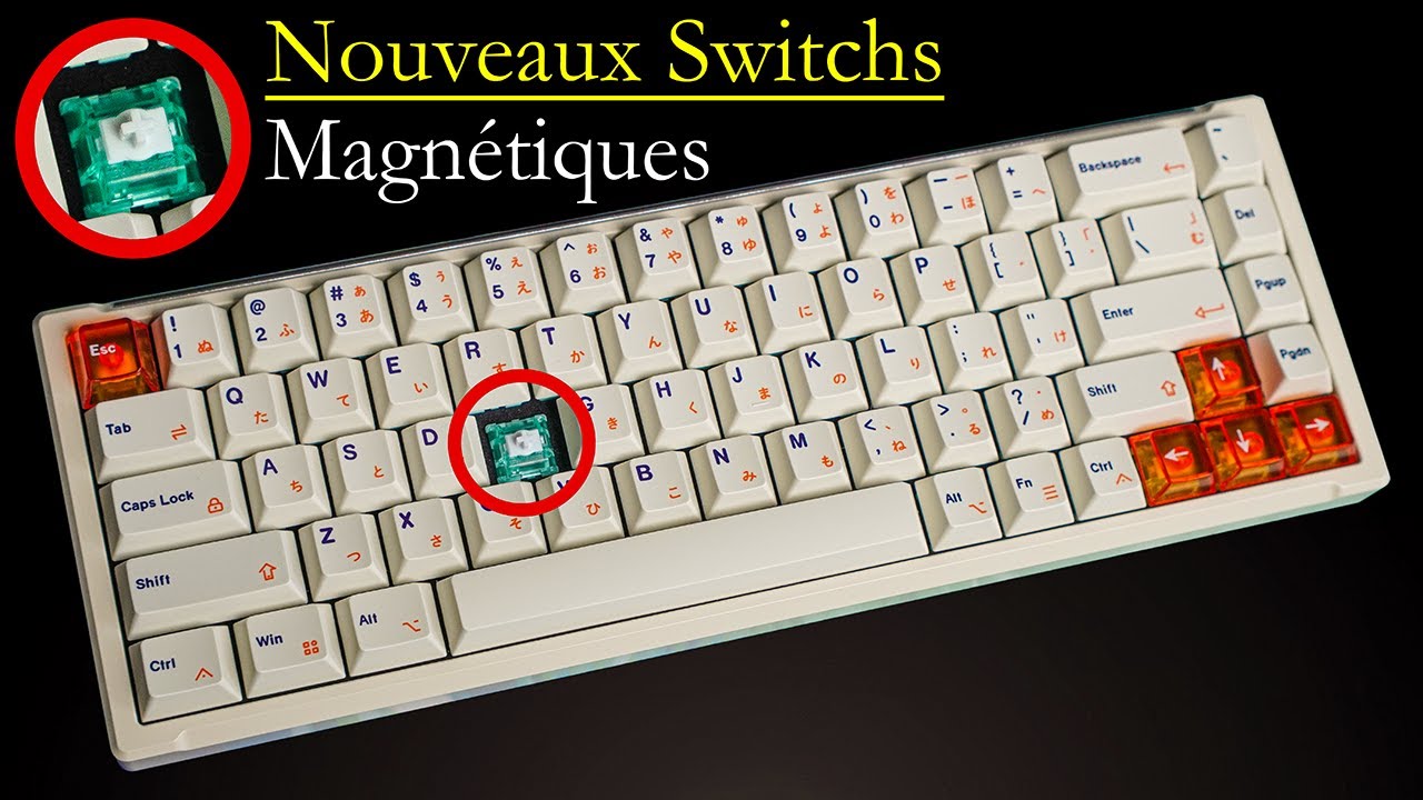 Miniature de la vidéo de Custom Ton Clavier sur le Luminkey Magger68 HE
