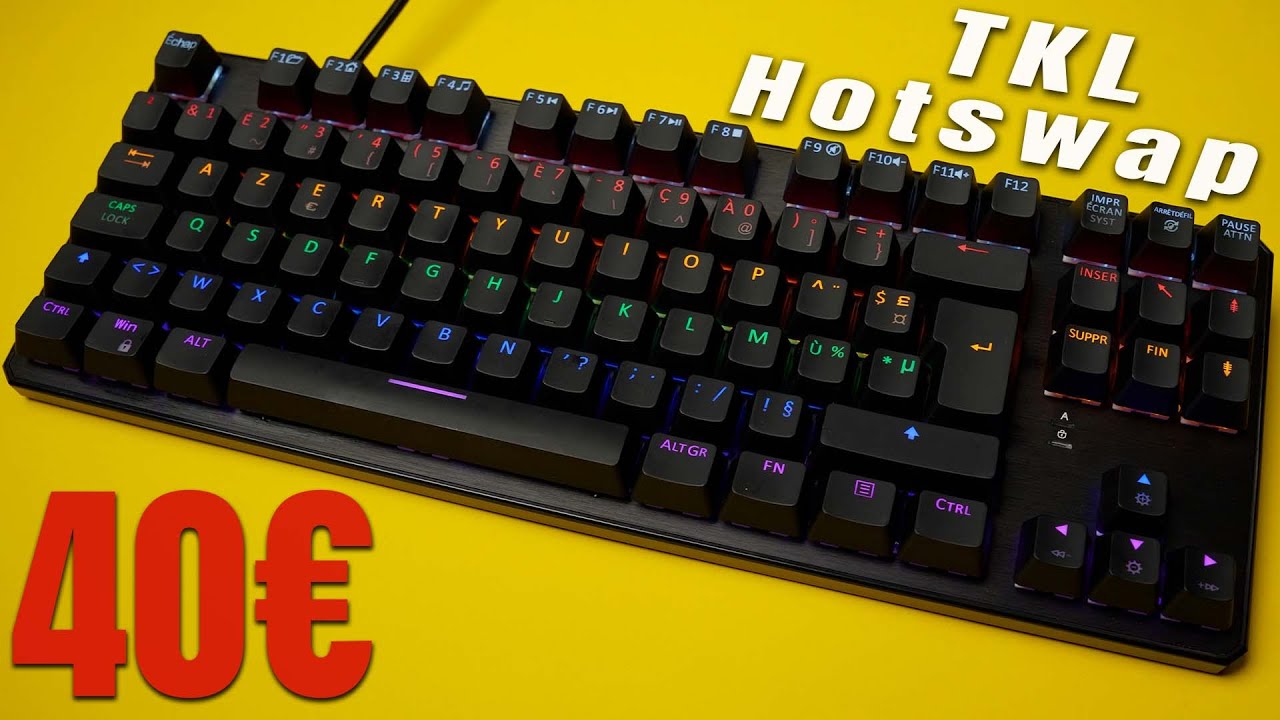 Miniature de la vidéo de Custom Ton Clavier sur le OMOTON TKL mécanique RGB